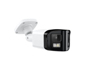 HK-POEH740A70E           Caméra IP 4MP 180 degrés  double Objectif : 2,8mm x2  Résolution 4MP X2  : 4 LED double projecteurs lumineuse Portée IR : 20-35 m