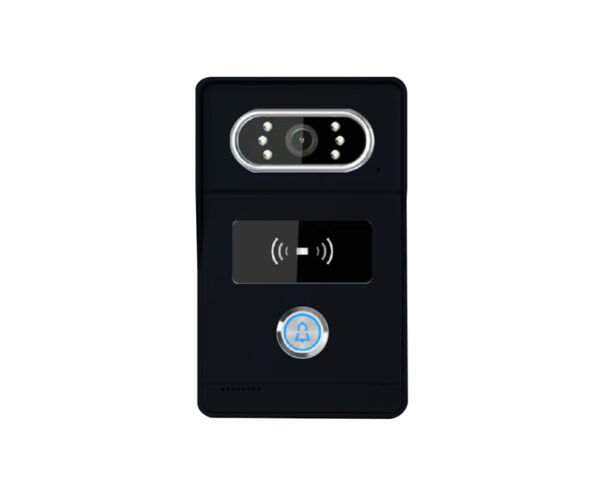 Visiophone filaire et connecté avec digicode Badge, et empreinte digitale intégré.