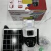 Camera Solaire 4G détection mouvement, alarme, audio, Ecrans X2