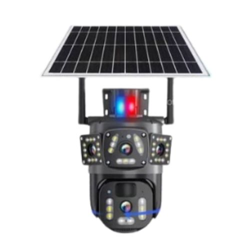Camera Solaire 4G détection mouvement, alarme, audio, Ecrans X3