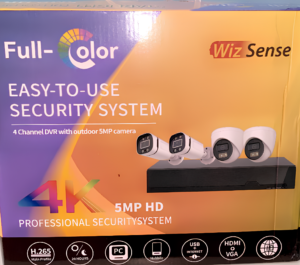 Kit 4 caméras Full Color HD 4K vision nocturne