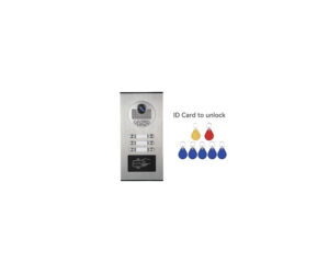 Interphone vidéo collectif à 6 boutons