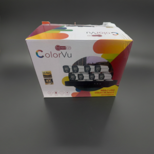 Kit 8 cameras colorvu 4K audio, vision nocturne