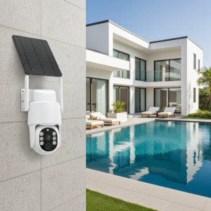 caméra solaire wifi 4MP détection humanoïde, suivi de mouvement,audio